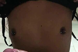 Teen Brunette Gets Facial After Riding Orgasm