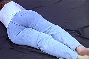 Stepmom Forgets Jeans, Stepson Helps Undress