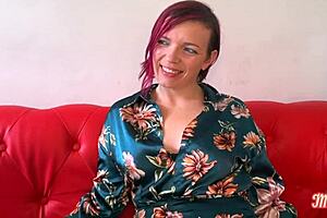 Margot Redhead Devilish Gets Atomized By Two Big Cocks In Lingerie Threesome With French Amateurs