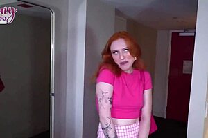 Babysitter Strawberry Fields WAS PROMOTED by Seth Brogan with CREAMPIE in lingerie!