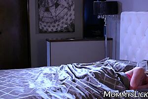 milf fucked by two young babes in lesbian threesome