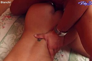 Fantastic milf with natural tits and open ass