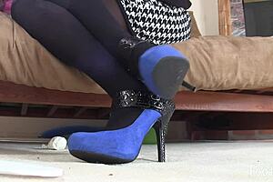 I Feel So Attracted to These Beautiful Suede Shoes with Their Cute Leather Details