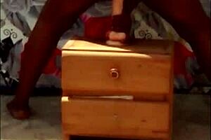 african girl fucks herself outside her house