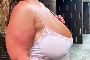 BBW MILF TEASES WITH HUGE TITS ON VACATION - SFW PREVIEWS ONLY!