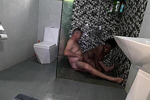 Morning Shower Sex Feels Amazing - She Makes Me Eat Her Pussy After I Cum Inside!