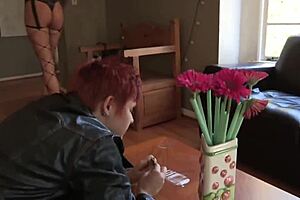 Watch These Skinny Cougars Have Rough Lesbian Sex And Orgasm?!