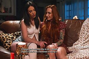 power outage leads to candle play between sophia locke and casey calvert in cuntsway