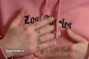 She dominates him with strapon fucking for an epic cumshot orgasm