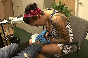 Will Tattoed Milf Emily Parker Take Anal Fucking And Pussy Fingering In Lingerie Or Shaved Shaved Pussy Creampie?