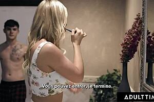 Milf rachael cavalli has accidental encounter with stepson without glasses, french subtitles.