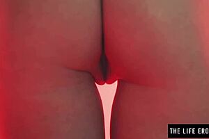 i'm a pretty redhead whipping my ass in bondage until orgasm hits