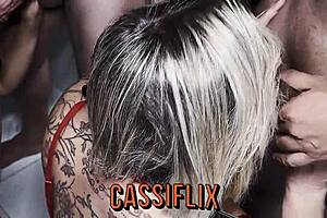 She's feeling full of mischief today, teasing naughty guys with her butt this Halloween.