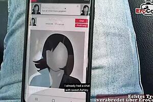 Deutsche fette BBW Schlampe beim echten Sextreffen spontan gefickt mit big ass in outdoor casting