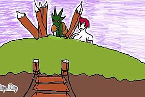 Zabel gets wild in rough big tits milf bondage with bbw fat chained parody action! 😈🔥