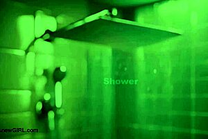 Did that elegant tall brunette really just take a shower?