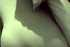 Stepmother massages natural tits, but brunette wife ends with anal sex and orgasm.