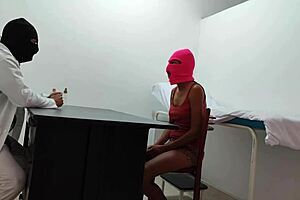 During a routine checkup, the doctor provides his female patient with special sensual massage focusing on natural tits and ass areas.