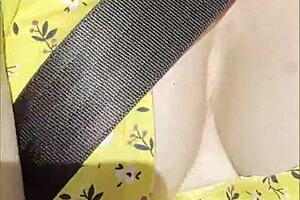 i flash my perfect tits driving in the car again