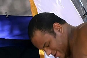 Can Melanie Jagger Handle Two Massive Black Cocks in Double Penetration While Out Camping in the Woods?