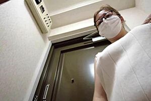 Hey, check out this married woman masturbating in the entrance - full video at https www xvideos red channels aika-frau?