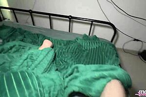 You helped with my boner, now fuck me more, says slutty redhead stepmother to stepson?