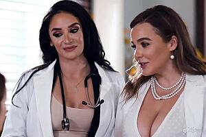 Wild Lesbian Threesome With Nadia Noja, Natasha Nice, And Sheena Ryder!