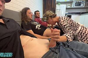 Will my friends double penetrate grandma at home like the naughty Brazilian slut she is?