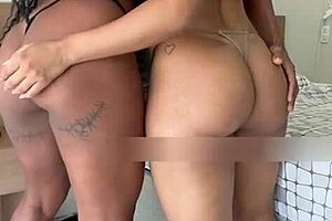 Brazilian Milf with Big Ass and Natural Tits Gets Caught Fucking Husband's Friend in Mature Sensual Lick Session