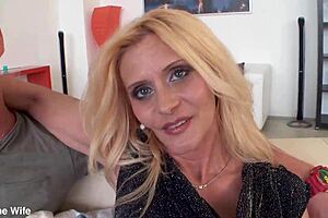 Mature Housewife Scarlet Mika Rides Black Monster Cock for Interracial Creampie Pregnancy