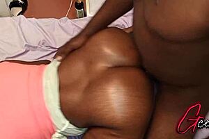 She planned a romantic dinner, but ended up riding his big black cock in wet pussy passion! 🔥🍽️