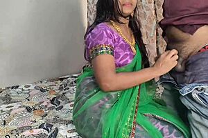 साहब जी चोदो मुझे as maid screams for brutal pussy lick and creampie from owner outdoors.