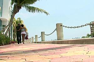 Rikki White arrives with an ass delivery for some fun