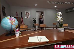 Teacher Caught Me And My Step Sister Fucking