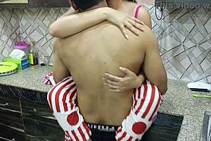 Sexy Stepmom Saara Lets Curious Stepson Assfuck Her in Kitchen