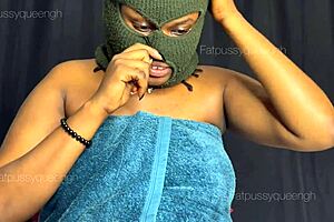 Beautiful Nigerian Neighbor Enjoys My Cock And Gets Cum In Her Mouth With Rough Doggystyle Bent Over Riding Missionary