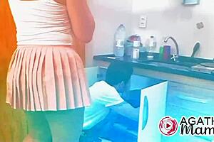 Casado hides addiction and fucks Brazilian prostitute at work with monster cock