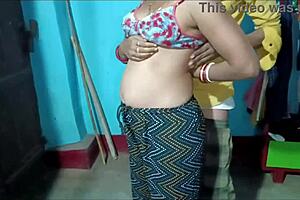 Indian Bengali Bhabhi Fucked in Blue Suit Desi Sex