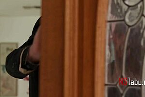 CEO's cute big ass craves anal orgasm with boss in office ass licking.