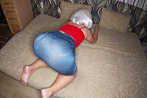 Mom Climbs on Dick with Ass and Jumps into Anal Riding Action