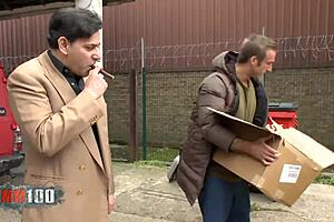 Hey, do you think these 2 slutty cops in lingerie can handle fucking the burglars with deepthroat?