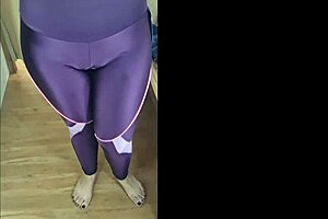 Karina and Lucas Select Hot Outfit for Gym Session with Sensual Mirror Reflection