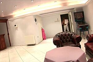 I watch Mandy Bright as the brunette milf taking two cocks in double penetration action