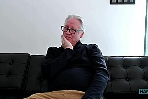 Horny Senior Is Fucking A Topmodel In Romantic Cumshot Scene With Natural Tits Pussy Action