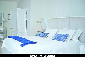 horny stepmoms want nothing more than to be pregnant in taboo 4some with sex and blowjobs