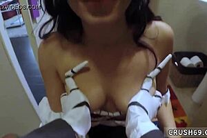 big tit milf contrasts strapon sex with swalloween fun
