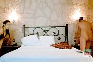 Squirt pov from tijuana amateur couple! Voyeur husband watches wife cum on big cock!