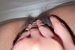 Who knew this horny Indian milf with big tits loves playing her hairy pussy so much?