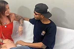 Rabuda gostosa latina milf takes big black cock in tight anal with deepthroat and cum in mouth for skinny curvy 1on1 session 😏🍑🔥.