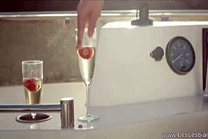 I feel so passionate about these loving European lesbians kissing tenderly and exploring each other